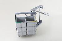 Выдвижное поворотное мусорное ведро