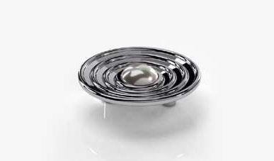 Мебельная ручка-кнопка с камнем TL 3.20214-TL 3.20224